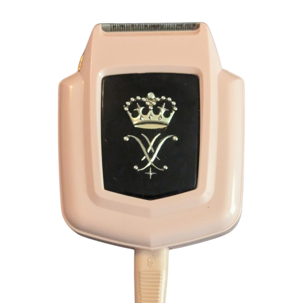 60s Retro Pink Remington Princess Ladies Electric Shaver Crown Design Model BE